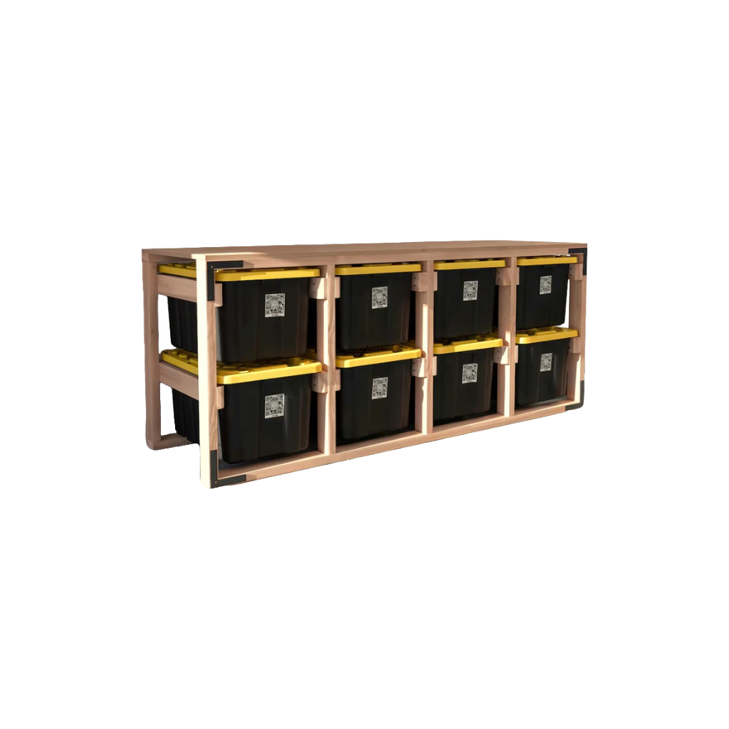 4x2 Tote Storage Rack (No Totes Included)