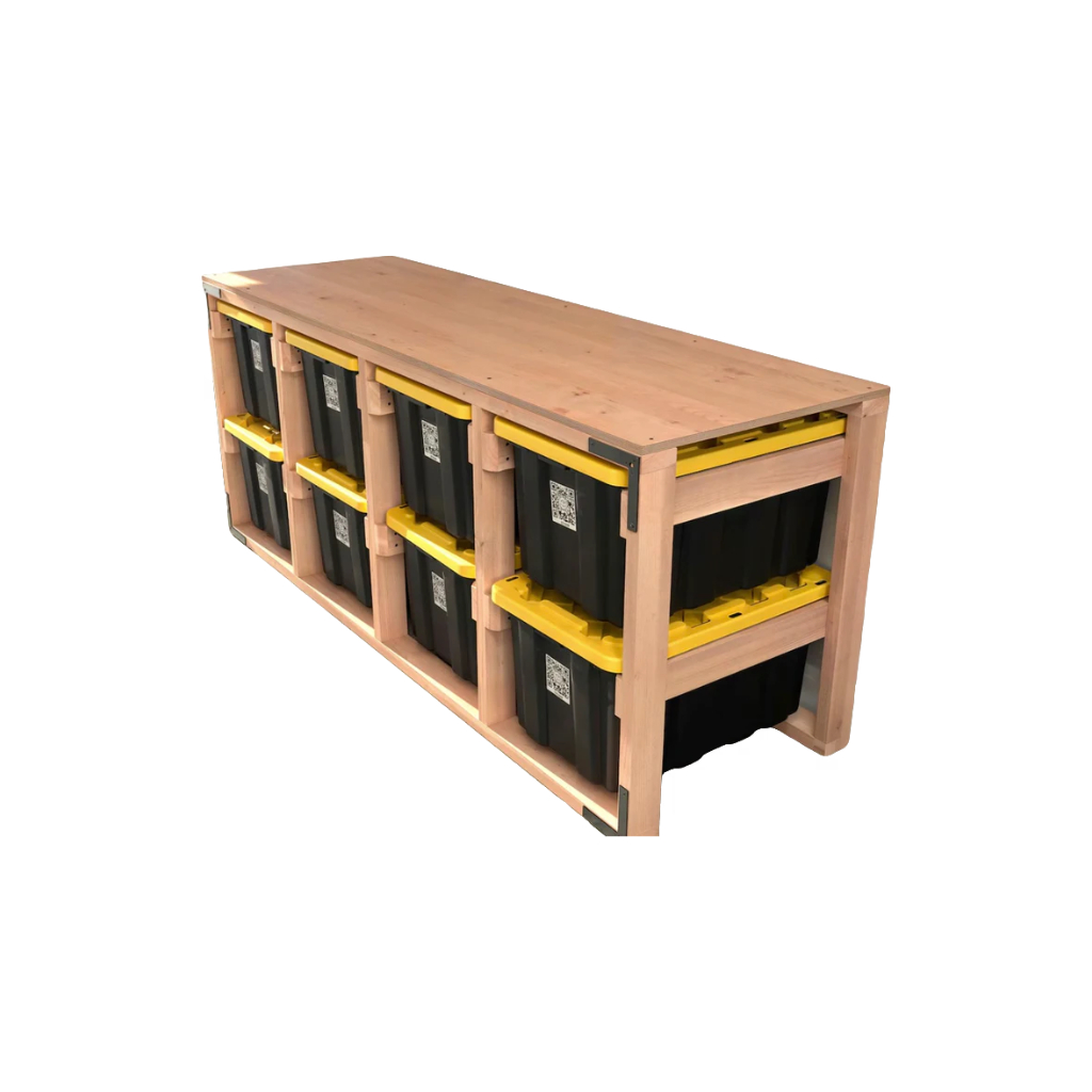 4x2 Tote Storage Rack (No Totes Included) - Image 3