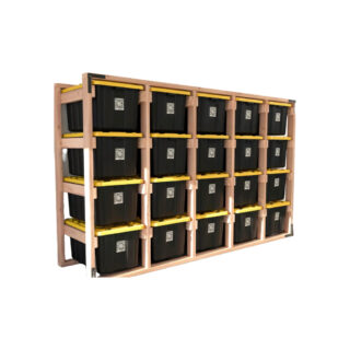 5x4 Tote Storage Rack (No Totes Included)