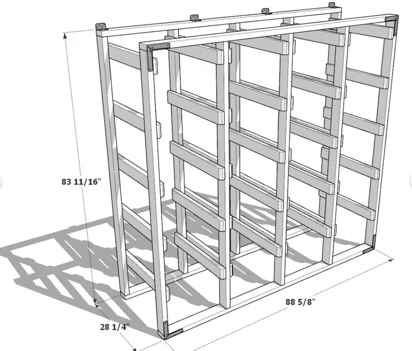 4x5 Tote Storage Rack (No Totes Included) - Image 2