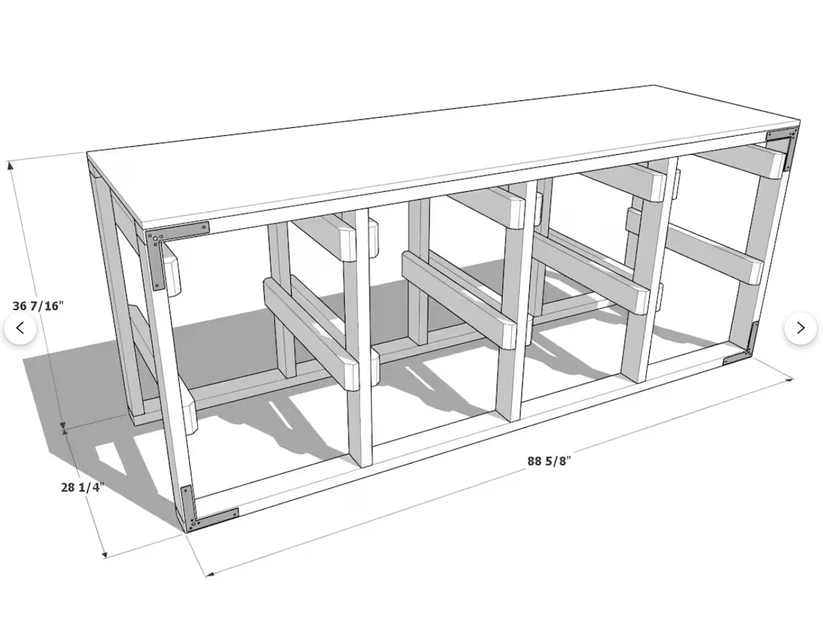 4x2 Tote Storage Rack (No Totes Included) - Image 2